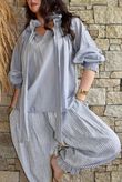 Larc Poet Blouse Cloud